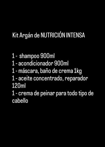 Argán Kit Shampoo+acond + Másc+ Aceite + Crema Peinar - Miniatura 2
