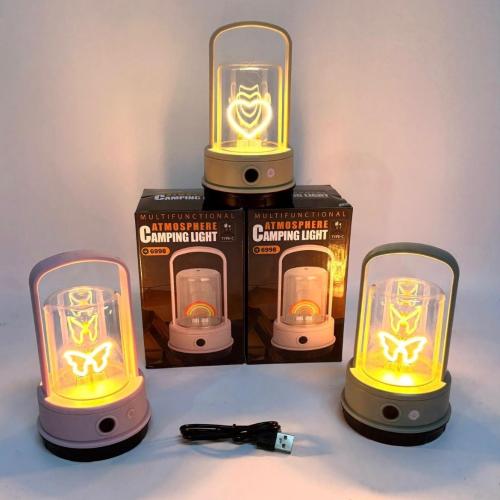 Lámpara Farol Diseños Recargable -3 Modos Intens