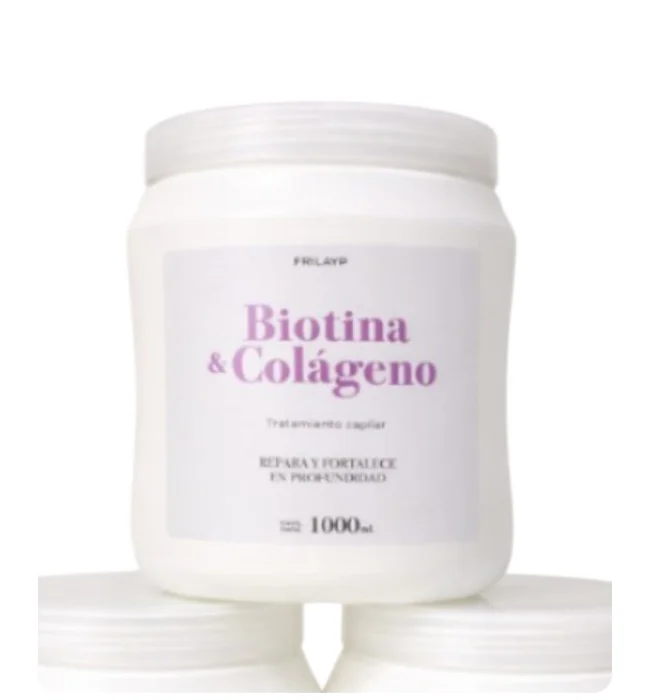 Frilayp Biotina y Colágeno Máscara Nutrición y Reparación 1 Kg
