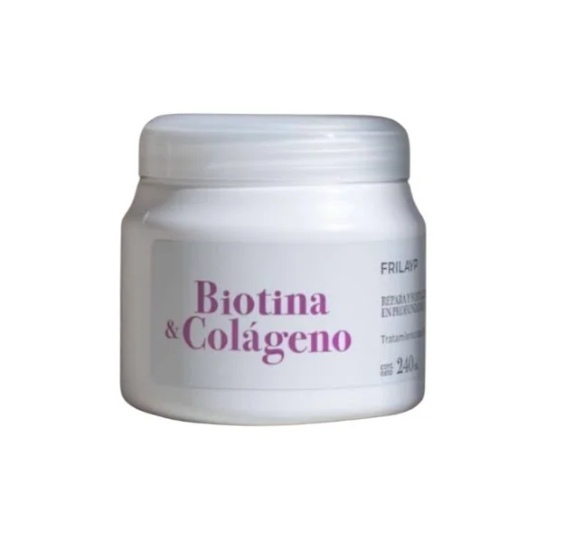 Frilayp Biotina y Colágeno Máscara Nutrición y Reparación Capilar X 250g