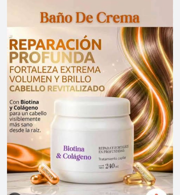 Frilayp Biotina y Colágeno Máscara Nutrición y Reparación Capilar X 250g - Imagen 3