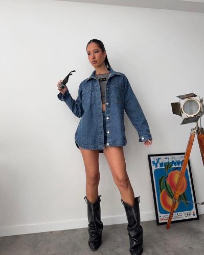 Camisaco Jeans - Miniatura 3