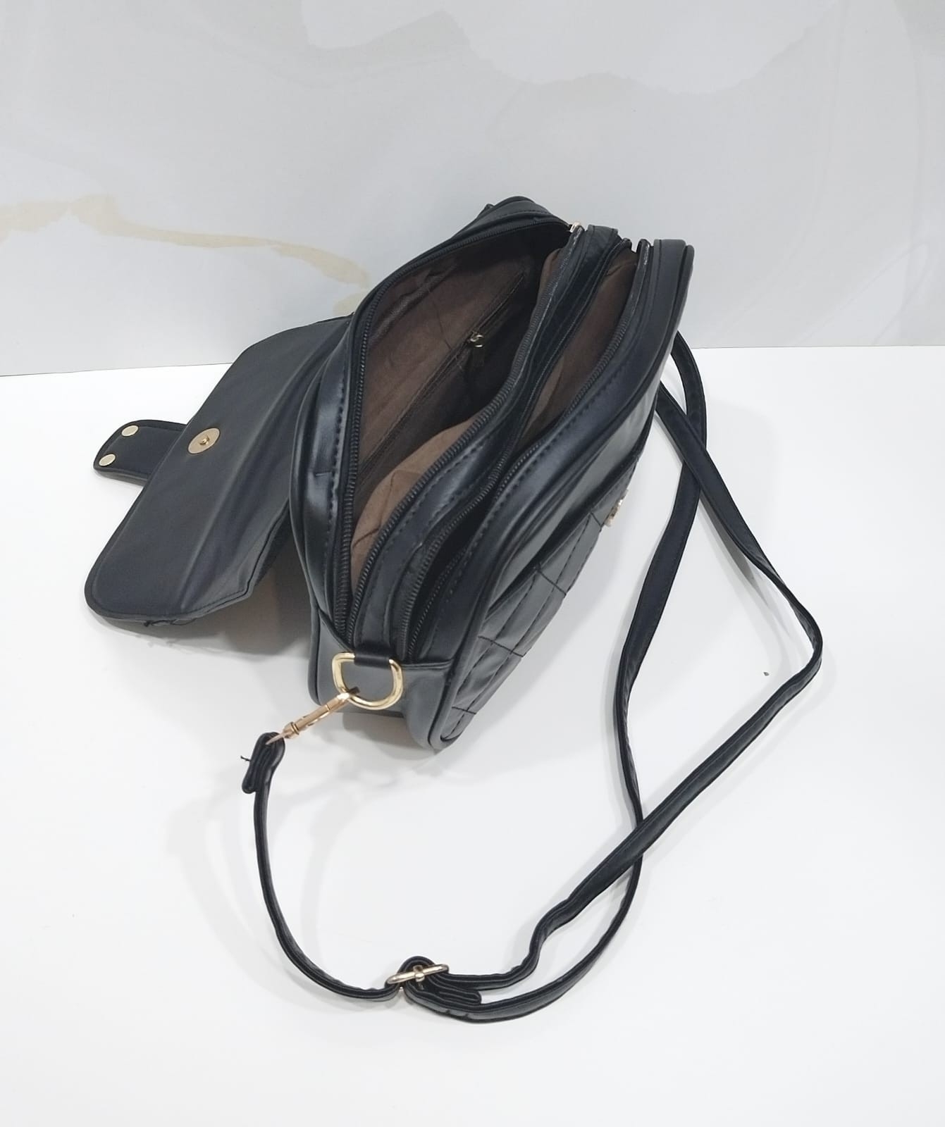 Ofertón* Morral de Cuero Pu Excelente Calidad - Imagen 7