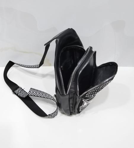 Morral Cruzado  *con Stras*  de Excelente Calidad. - Miniatura 2