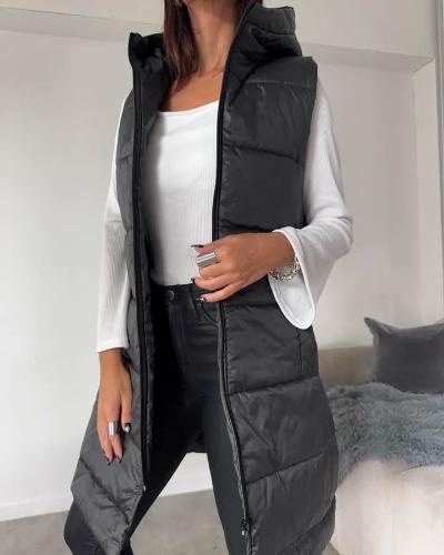 Chaleco Puffer Largo