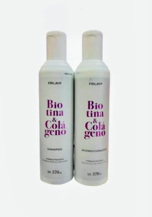 Frilayp Biotina con Colágeno Shampoo Ó Acond X 370ml