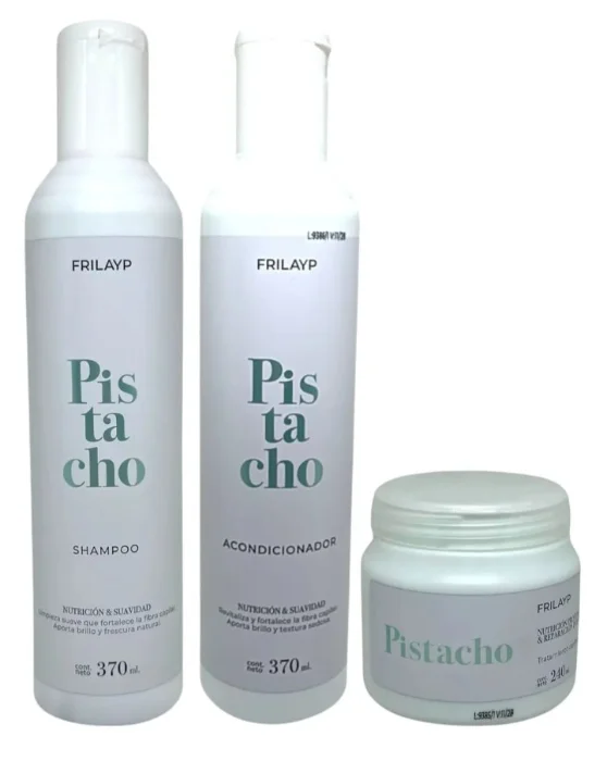 Frilayp Pistacho Kit Sh 370ml + Acond + Másc 250g