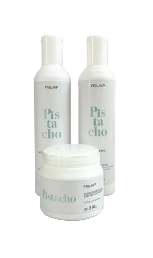 Frilayp Pistacho Kit Sh 370ml + Acond + Másc 250g - Imagen 4