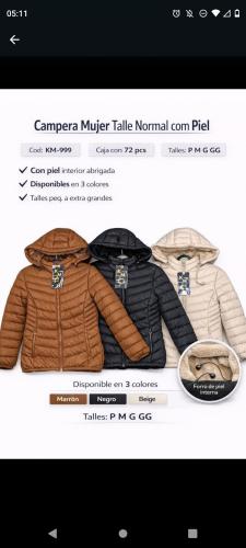 Campera Importada de Mujer - Miniatura 3