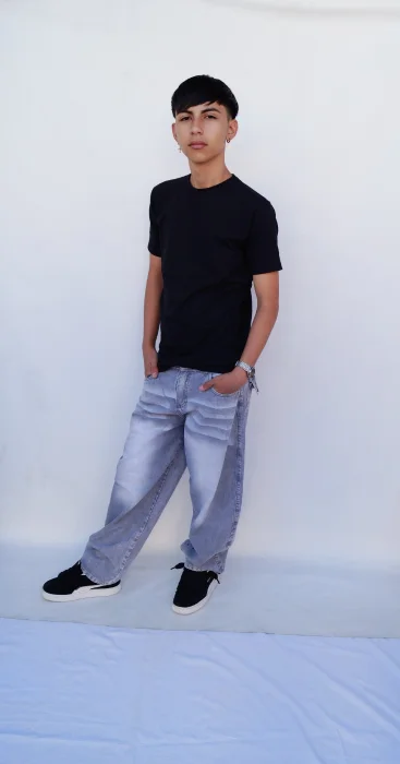 Baggi Teens Unisex  Gris con Vigote