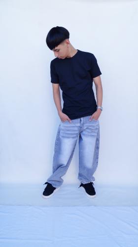 Baggi Teens Unisex  Gris con Vigote - Miniatura 2