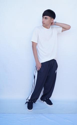 Baggi Teens Unisex Soff Frisado con Líneas - Miniatura 6