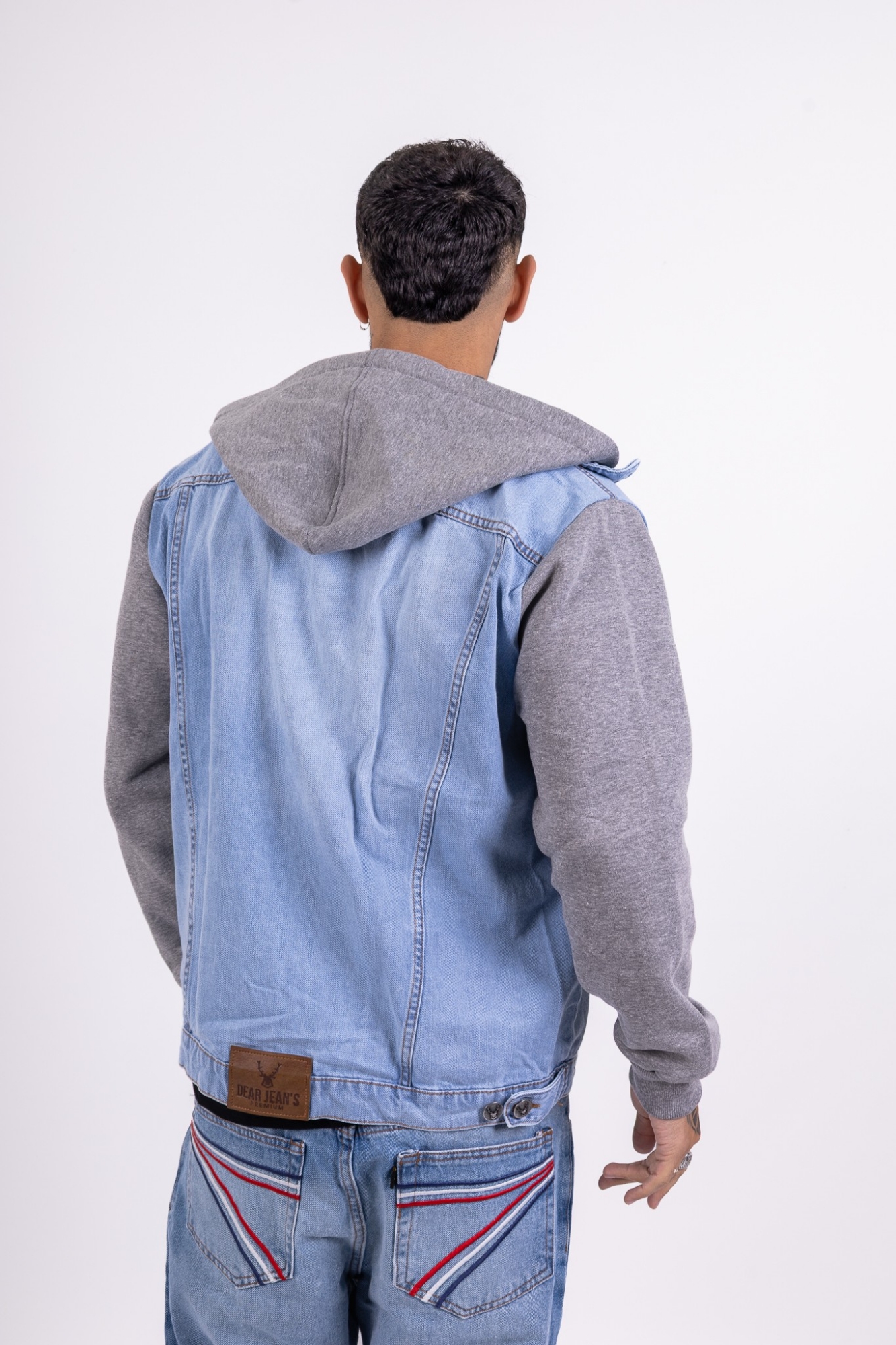 Camperas de Jeans con Mangas de Frisa de Hombre - Imagen 9