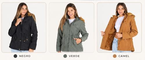 Parka Dama con Piel - Miniatura 2