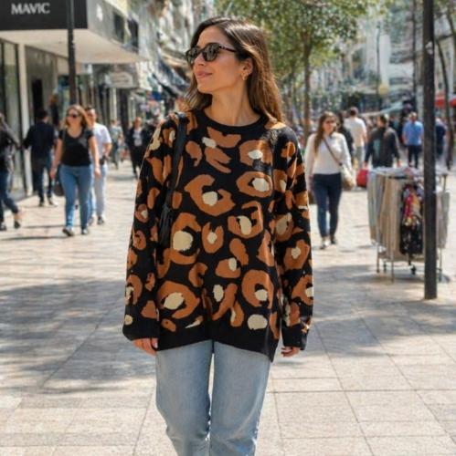 Sweater Doble Bremer Print