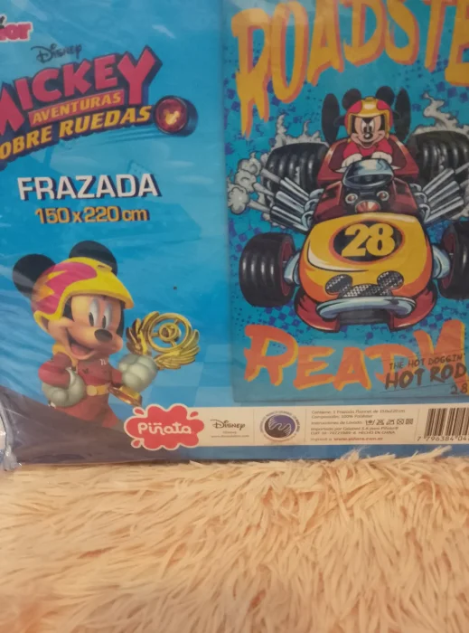 Frazada Mickey  Piñata  150×220