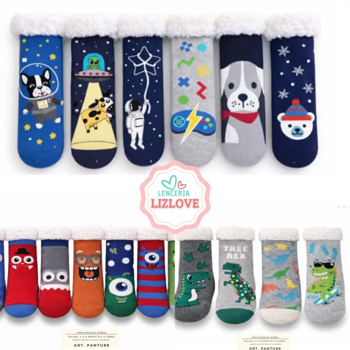 Pantumedias de Niños con Antideslizante