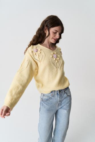 Sweater Flores Poppys