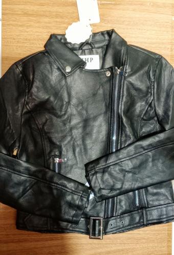 Campera Ecocuero con Cinto Hhp