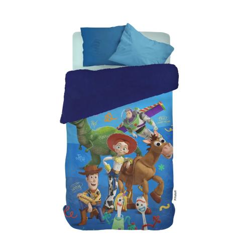 Frazada Manta Corderito Toy Story  | 1 1/2 Plaza Infantil Abrigada Licencia Oficial