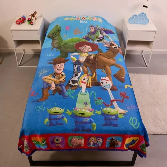 Frazada Corderito Toy Story Disney Oficial 1 Plaza Extra Abrigo Invierno