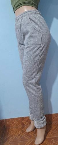 Pantalón con Bolsillos Frisa con Piel - Miniatura 2