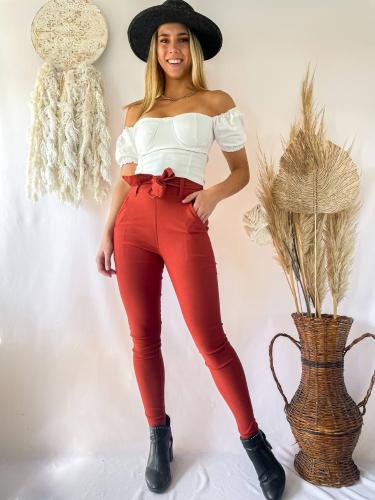 Pantalon Chupin con Lazo