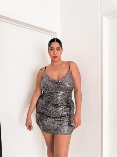 Vestido Buche Paliet