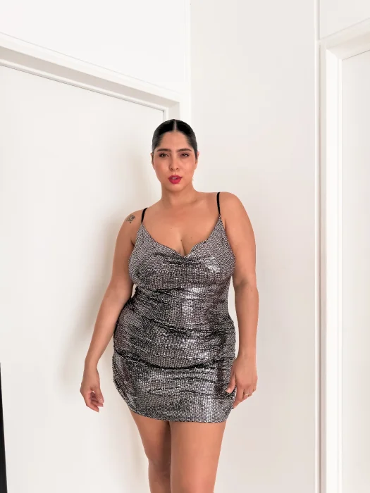 Vestido Buche Paliet