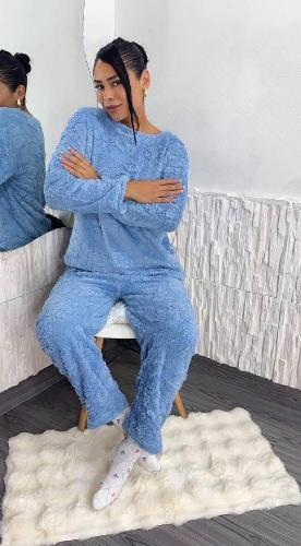 Pijama Liso con Piel por Dentro - Miniatura 3