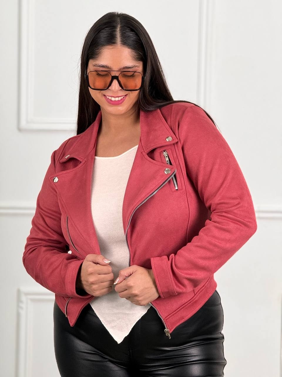 Chaqueta Zara Gamuzado - Imagen 5