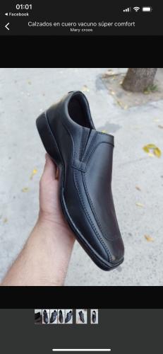 Zapatos de Hombres en Cuero Vacuno Cosido Base Febo. - Miniatura 2