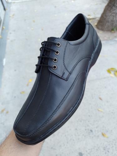 Zapatos de Hombres en Cuero Vacuno Cosido Base Febo. - Miniatura 3