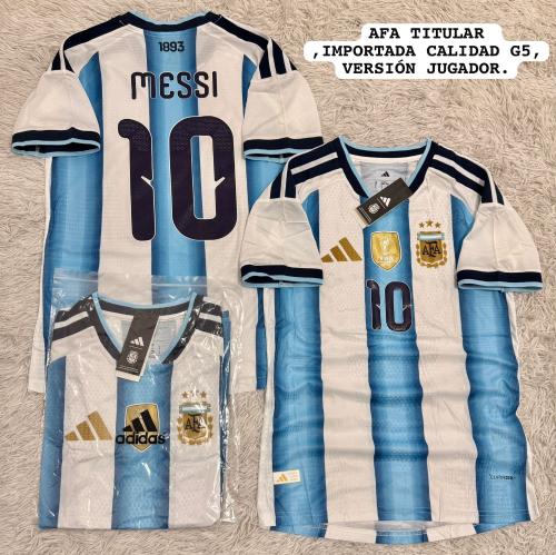 Camiseta Titular Importada  Afa , Versión Jugador. - Miniatura 3