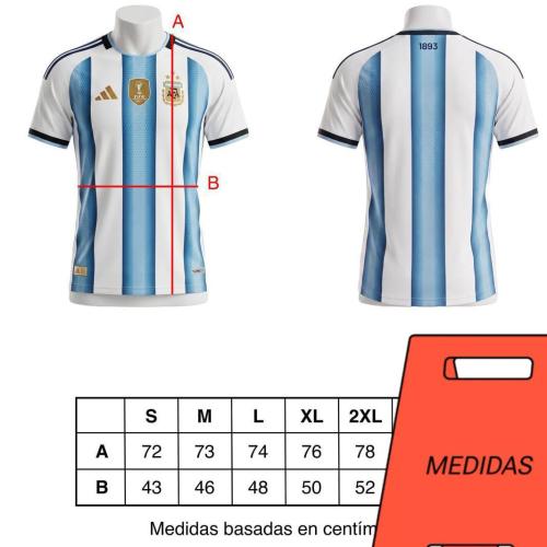 Camiseta Titular Importada  Afa , Versión Jugador. - Miniatura 4