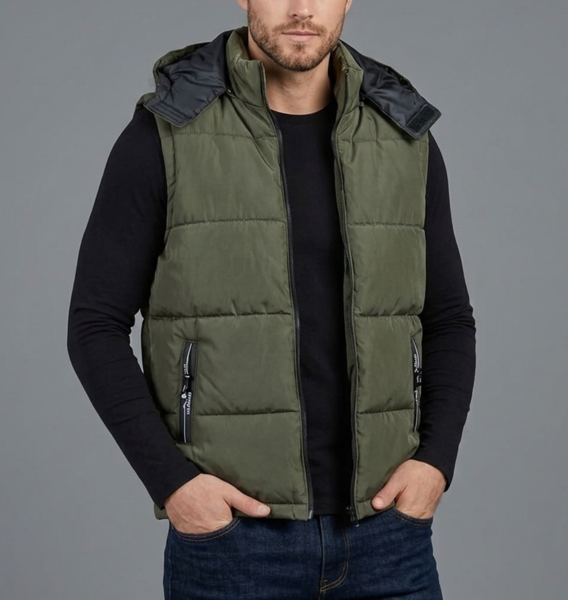 Chaleco Impermeable con Capucha New - Imagen 1