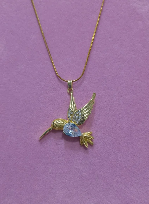 Cadenita con Dije de Colibrí