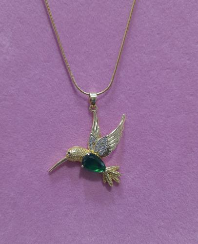 Cadenita con Dije de Colibrí - Miniatura 2