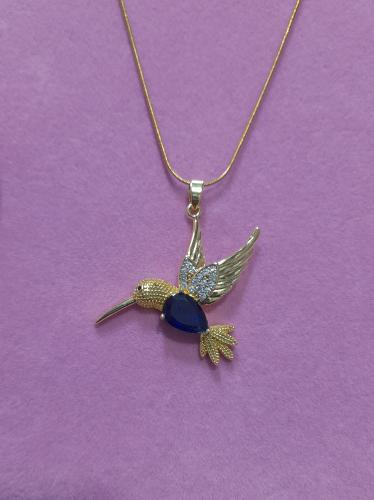 Cadenita con Dije de Colibrí - Miniatura 3