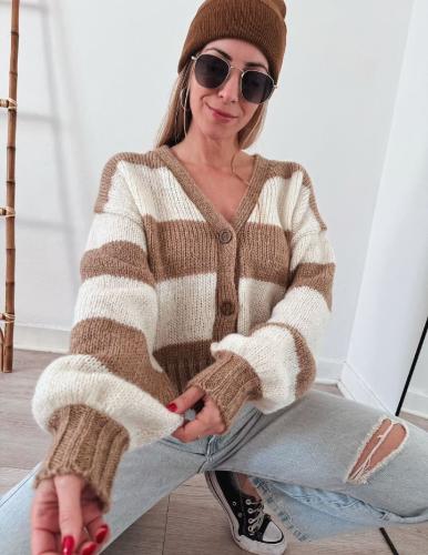 Cardigan Rayado