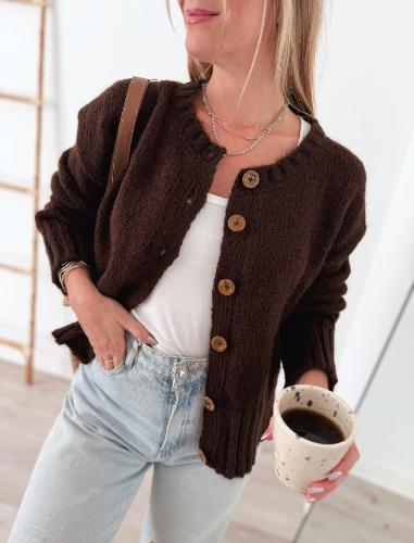 Cardigan Lana Frizada