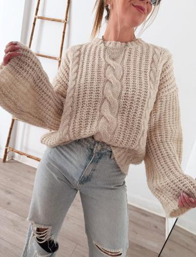 Cardigan Trenzado