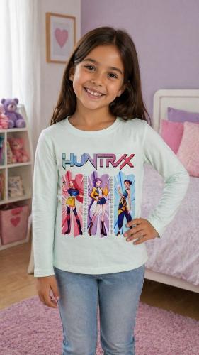 Camiseta Huntrix Nena con Strass