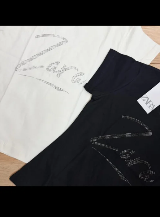 Remeras Zara con Strass