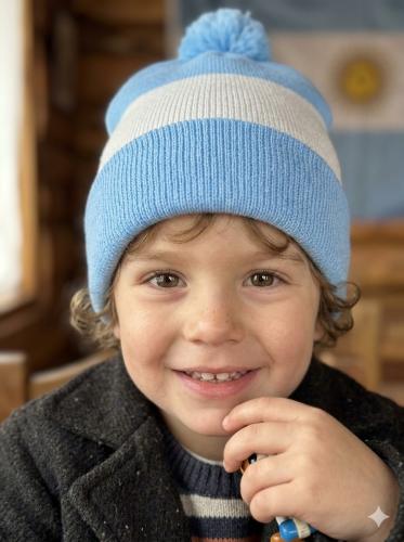 Gorro Rocky Niño hasta 5 Años Argentina, Invierno