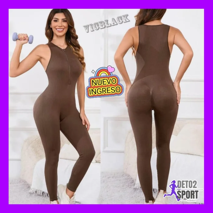 Hermoso Catsuit Largo Seamless con Pushup