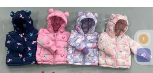 Pack de 3 Campera  Estampada de Nena ,con Piel    X 45000