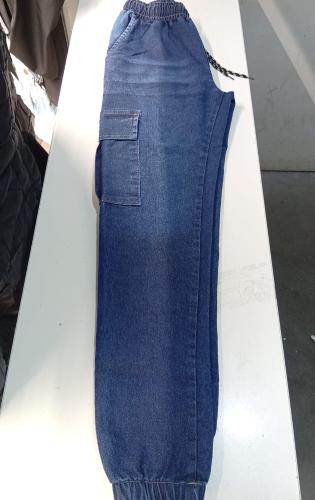 Jogger Jean Cargo Clásico Hombre Pantalón Semi Recto Chupin Caballero Denim Mayorista - Miniatura 5