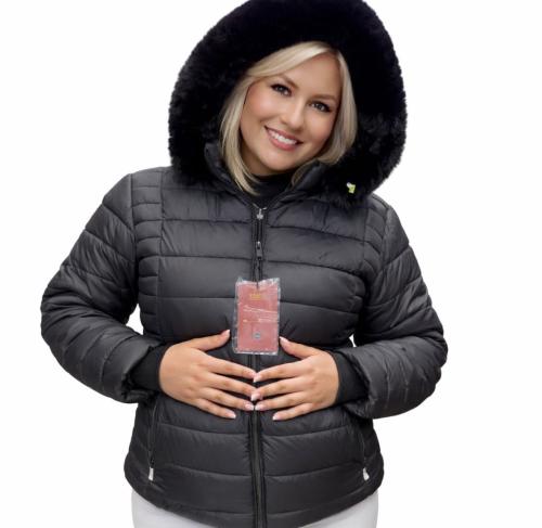 Campera de Mujer Talle Especial Importado Capucha Desmontable