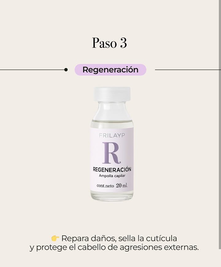 Cronograma Capilar Frilayp 3 Ampollas Tratamiento Completo para Tu Cabello - Imagen 5
